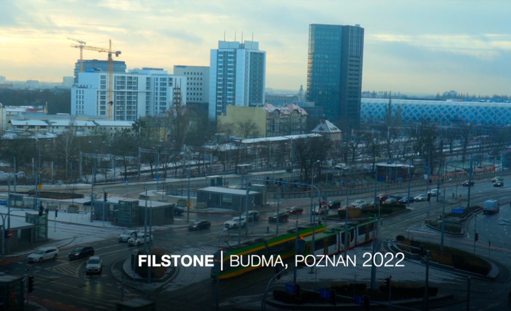 BUDMA 2022 em Poznań — stand da Filstone com pedra natural portuguesa