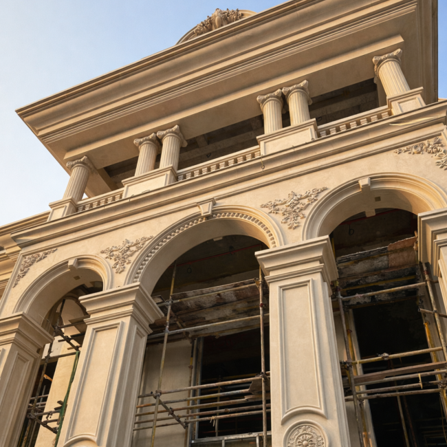 M honed, tom estável, grão médio-fino Yangming Huadu Villa, Zhejiang Province