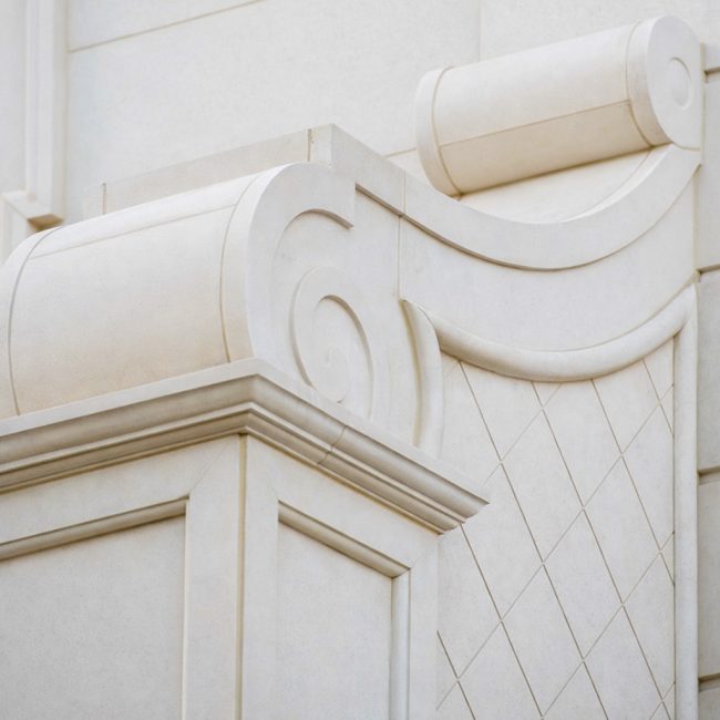 filstone limestone beije MF - grão médio fino creme fátima - Jianfa Center Villa Huazhi